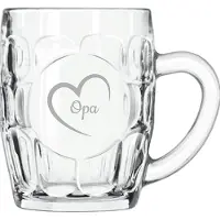 Libbey Gegraveerde Bierpul 55cl Opa met hartje
