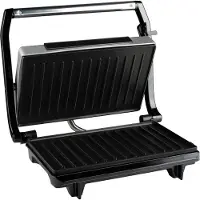 Alpina Contactgrill - Tosti Apparaat - Anti-Aanbaklaag - 700W - RVS/Zwart