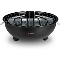 Alpina tafelbarbecue zwart - 1250 W - grillrooster Ø 30 cm