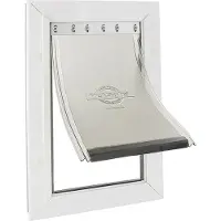 Petsafe 640 Hondenluik - Tot 45 Kg - Aluminium - Wit