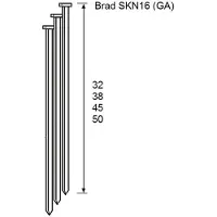 Dutack Brad SKN16 Cnk 64mm 20° doos - 2000 Stuks - 5138054