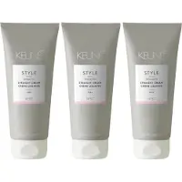 Keune Style - Smooth - Straight Cream - Haarcrème - 3 x 200 ml