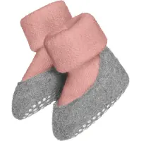 Falke Baby Cosyshoe antislip noppen merinowol huissokken pantoffels meisjes jongens roze - Maat 17-18