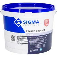 Sigma Facade Topcoat Matt QRR | Matte Gevelverf 5 LTR - Wit