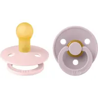BIBS Colour Schnuller - 2er-Pack - Gr. 2 - Rund - Blossom/Düster - - 6-18 mt - Schnuller