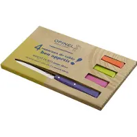 Opinel Tafelmes, Bestek, Oranje, Groen, Roze, Paars