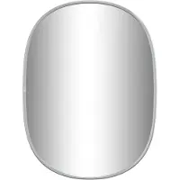vidaXL Wandspiegel 40x30 cm zilverkleurig