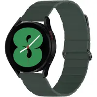 IMoshion Magnetisch lederen bandje voor de Samsung Galaxy Watch 7 (40/44mm) - Groen