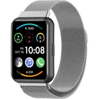 IMoshion Milanees magnetisch bandje voor de Huawei Watch Fit 2 - Zilver