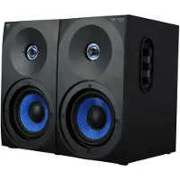 Woxter DL-410 FX 150W Noir, Bleu Haut-Parleur - Hauts-parleurs (1-Voie, avec Fil, RCA/3.5 mm, 150 W, 40-20000 Hz, Noir, Bleu)