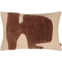 Ferm Living Lay rechthoekig kussen 40x60 cm Sand / Sugar Kelp