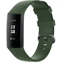 IMoshion Siliconen bandje voor de Fitbit Charge 3 / 4 - Donkergroen