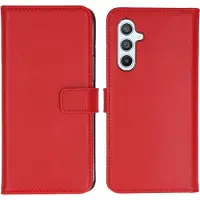 Selencia Echt Leren Bookcase voor de Samsung Galaxy A54 (5G) - Rood