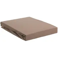 Beddinghouse - Jersey-stretch - Hoeslaken - 140x220 cm - Taupe - premium kwaliteit