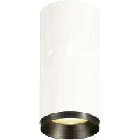 SLV Opbouwspot Numinos M Dali Cilinder Wit Zwart 2700k 24gr