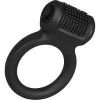 EIS , penisring "Vibroring", met noppen, gemaakt van siliconen, uitrekbare ring, Ø 30 en 50 mm
