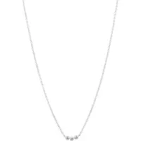 Lucardi Ketting zilver / transparant