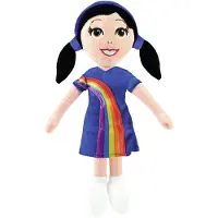 Studio 100 Marthe knuffelpop - 30 cm - regenboogjurkje