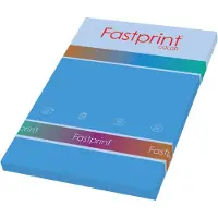 Quantore - Kopieerpapier A4 120gr diepblauw 100vel | Pak a 100 vel | 10 stuks