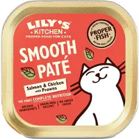 Lily's Kitchen Paté kip met zalm natvoer kat 2 trays ( 38 x 85 g)