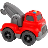 Cilgro Sleepwagen met licht en geluid, voor jongens, 16 cm, rood