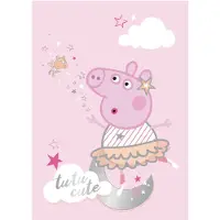 Nickelodeon Peppa Pig fleecedeken, 140x100cm (140 x 100 cm)