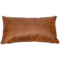 Bronx71 Sierkussen Kyla eco-leer cognac 25 x 45 cm.