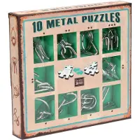 Eureka 10 Metalen Puzzels Groene Editie