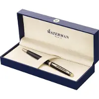 Waterman Hémisphère rollerball pen | matzwart met 23-karaats gouden trim | fijne punt | zwarte inkt | geschenkverpakking