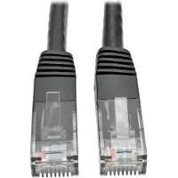 Eaton Tripp-Lite N200-005-BK Premium Cat5/5e/6 Gigabit Molded Patch Cable, 24 AWG, 550 MHz/1 Gbps (RJ45 M/M), Black, 5 ft. TrippLite
