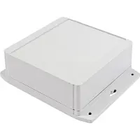 Hammond Electronics 1555RF42GY Universele behuizing 160 x 160 x 62 ABS Lichtgrijs 1 stuk(s)