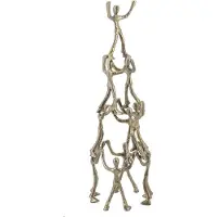 Kolony Decoratie beeld pyramide goud - gold - - decoratie