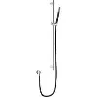 Hotbath Archie AR317 glijstangset 90cm met staafhanddouche en wandaansluitbocht RVS316