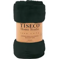 Tiseco Plaid Home Studio Cosy Black-180 x 220 cm