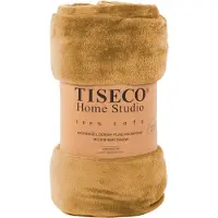 Tiseco Plaid Home Studio Cosy Indian Tan-180 x 220 cm