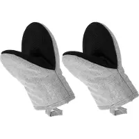 Tiseco Keukenhandschoen Home Studio Stella Grey (Set van 2)