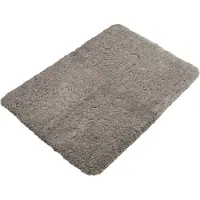 Tiseco - Badtapijt - Microfiber - Antislip - 60x120 cm, taupe