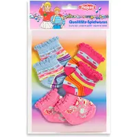 Heless Poppensokken Gekleurd, 3 paar, 35-46 cm
