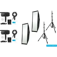 Nanlite FS 60B LED Dual Kit (met lightstand en softbox)