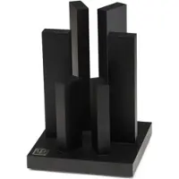 Yaxell - Tower Magnetisch Messenblok - Beukenhout Zwart