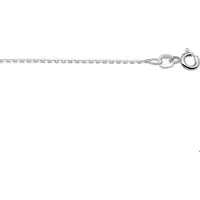 The Jewelry Collection Zilveren Collier anker gediamanteerd 1 1018795 42 cm