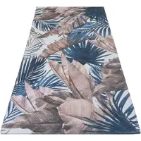 Veer Carpets Vloerkleed palm blue 70 x 140 cm