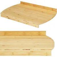 Springos Snijplank - Bamboe Snijplank - 58 x 38 x 4 cm - Naturel