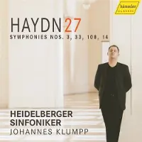OUTHERE Heidelberger Sinfoniker, Johannes Klumpp - Haydn: 27 - Symphonies Nos. 3, 33, 108 & 14 (CD)