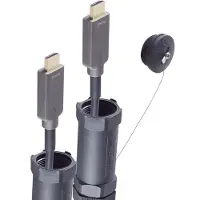 S-Impuls Gepantserde HDMI active optical cable (AOC) - HDMI2.0 (4K 60Hz + HDR) - 7,5 meter