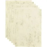 Papicolor Kopieerpapier A4 200gr 6 vel marble ivoor - 3 stuks
