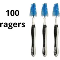 Gum Trav-ler Ragers 2.6mm Zwart - 2 x 50 stuks - Voordeelverpakking