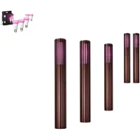 Nordlux Buitenlamp Aludra paal H 95 cm bruin metallic