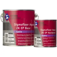 Sigma Sigmafloor Aqua 2K EP Satin | Zijdeglans Vloerverf Binnen & Buiten 5 LTR - Wit