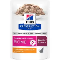 Hill's Pet Nutrition Prescription Diet Gastrointestinal Biome Kattenvoer Nat Kip 12 x 85 gr